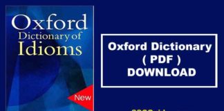 Oxford Dictionary PDF DOWNLOAD