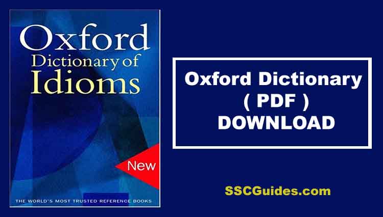 Oxford Dictionary PDF DOWNLOAD