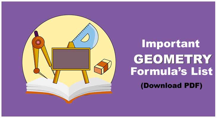 Geometry Formulas in Hindi PDF