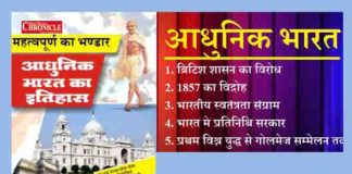 Modern India PDF in Hindi