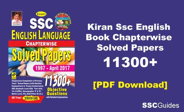 SSC English Language Book 2018 PDF