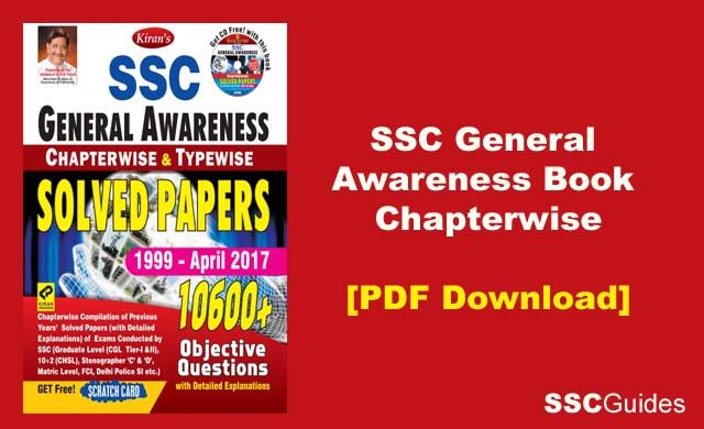 SSC General Awareness Chapterwise PDF
