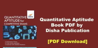 Quantitative Aptitude Book PDF by Disha