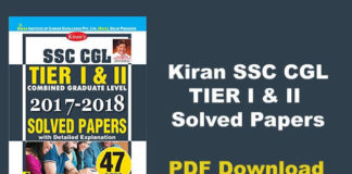 Kiran SSC CGL Solved Papers PDF