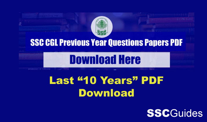 SSC CGL Previous Year Papers PDF