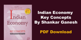 Indian Economy Key Concepts PDF